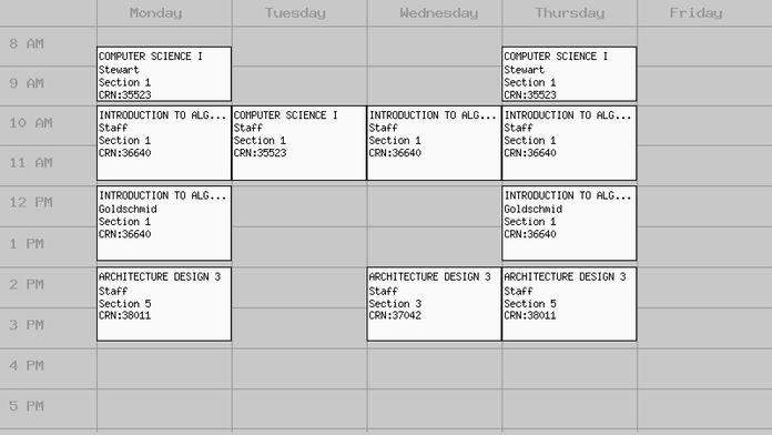 Screenshot of the 'Social Scheduler' schedule view
